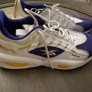Reebok Solution Mid Allen Iverson- white, purple, gold